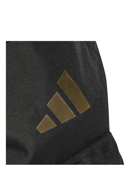 Zaino Adidas Classic 3 Bar Logo Nero Oro Unisex ADIDAS CORE | Zaini | IS7048-